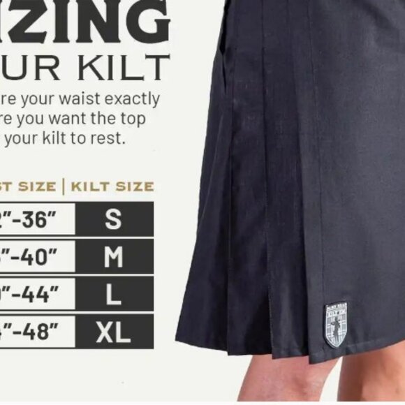 DNK Damn Near Kilt Em Techlite Rogue Kilt Medium - Picture 2 of 4